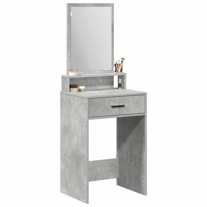 vidaXL Dressing Table Concrete Grey 50 x 41 x 140 cm Engineered Wood 3