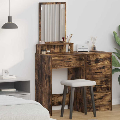 vidaXL Dressing Table Smoked Oak 50 x 41 x 140 cm Engineered Wood 1