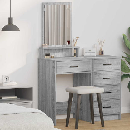 vidaXL Dressing Table Grey Sonoma 50 x 41 x 140 cm Engineered Wood 1