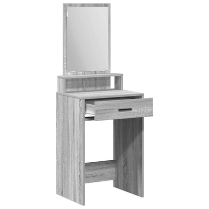 vidaXL Dressing Table Grey Sonoma 50 x 41 x 140 cm Engineered Wood 5