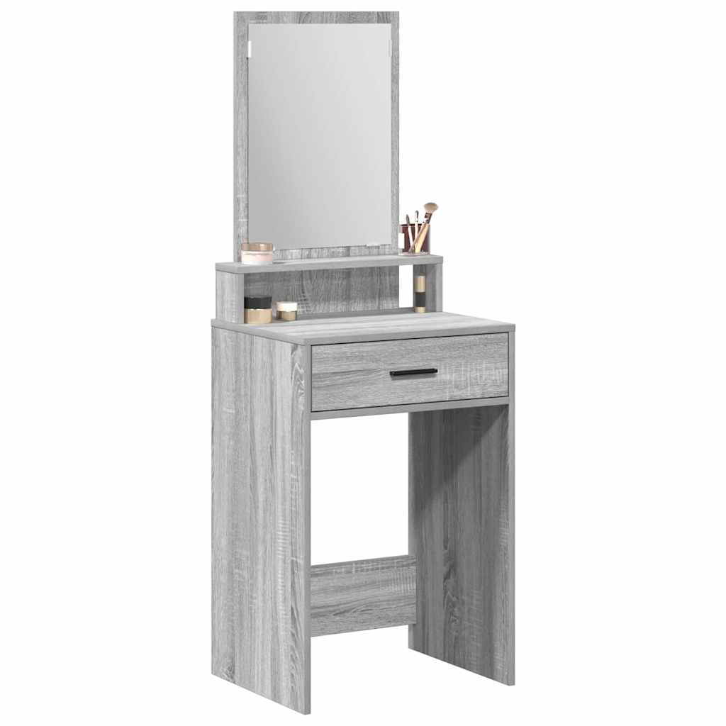 vidaXL Dressing Table Grey Sonoma 50 x 41 x 140 cm Engineered Wood 3