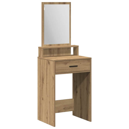 vidaXL Dressing Table Artisan Oak 50 x 41 x 140 cm Engineered Wood 2