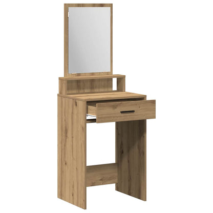vidaXL Dressing Table Artisan Oak 50 x 41 x 140 cm Engineered Wood 5