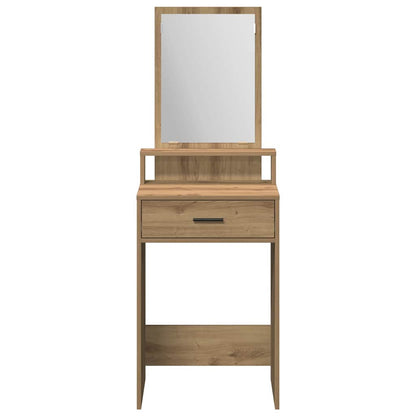 vidaXL Dressing Table Artisan Oak 50 x 41 x 140 cm Engineered Wood 6