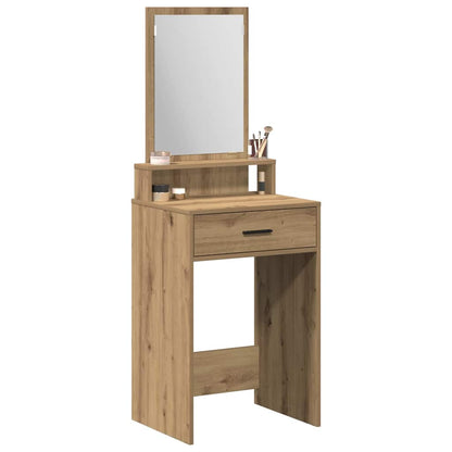 vidaXL Dressing Table Artisan Oak 50 x 41 x 140 cm Engineered Wood 3