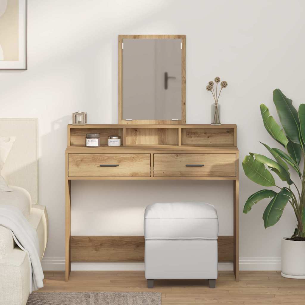 vidaXL Dressing Table Engineered Wood 100 x 41 x 140 cm