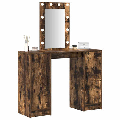 vidaXL Dressing Table Brown 102 x 33 x 135 cm Engineered Wood 3