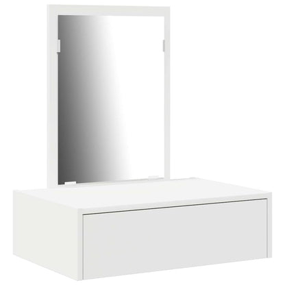vidaXL Dressing Table White 60 x 40 x 70 cm Engineered Wood 2