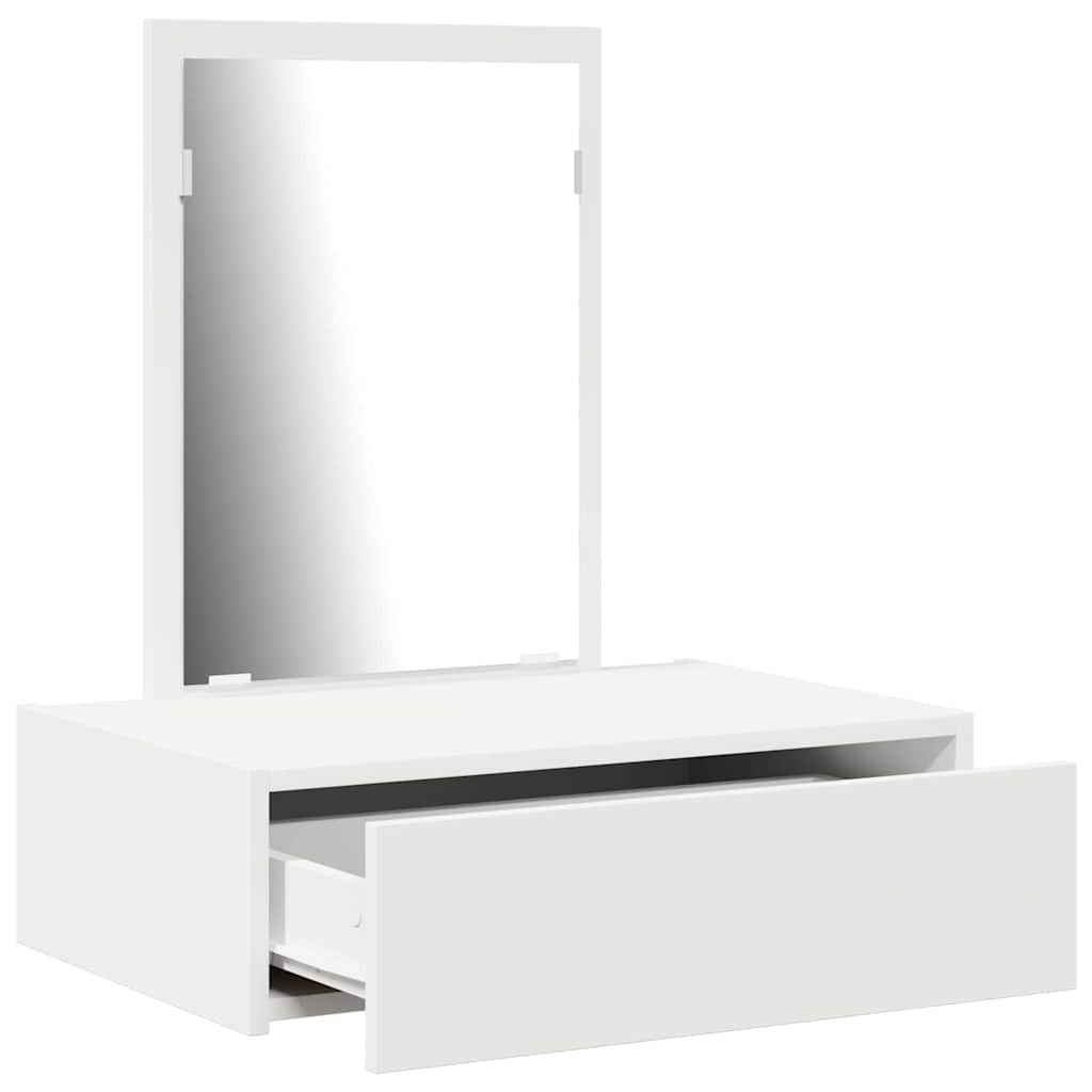 vidaXL Dressing Table White 60 x 40 x 70 cm Engineered Wood 5