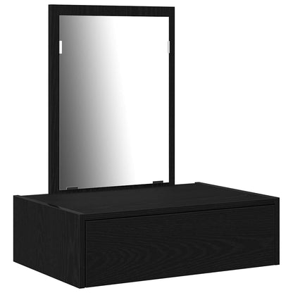 vidaXL Dressing Table Black 60 x 40 x 70 cm Engineered Wood 2