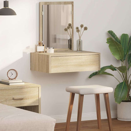 vidaXL Dressing Table Brown 60 x 40 x 70 cm Engineered Wood 1