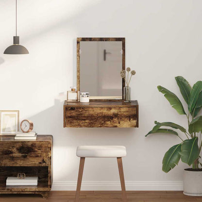 vidaXL Dressing Table Brown 60 x 40 x 70 cm Engineered Wood 4