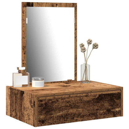 vidaXL Dressing Table Brown 60 x 40 x 70 cm Engineered Wood 3