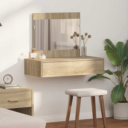 vidaXL Dressing Table Brown 83 x 40 x 70 cm Engineered Wood 1