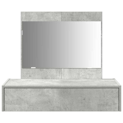vidaXL Dressing Table Grey 83 x 40 x 70 cm Engineered Wood 6