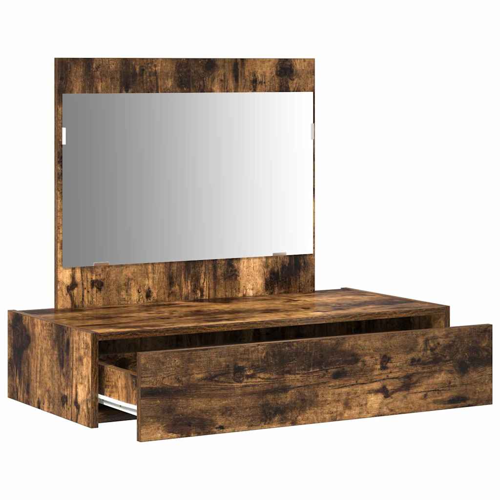 vidaXL Dressing Table Brown 83 x 40 x 70 cm Engineered Wood 5