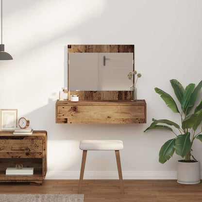 vidaXL Dressing Table Brown 83 x 40 x 70 cm Engineered Wood 4