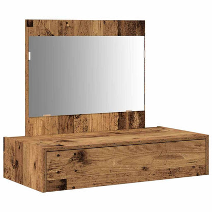 vidaXL Dressing Table Brown 83 x 40 x 70 cm Engineered Wood 2