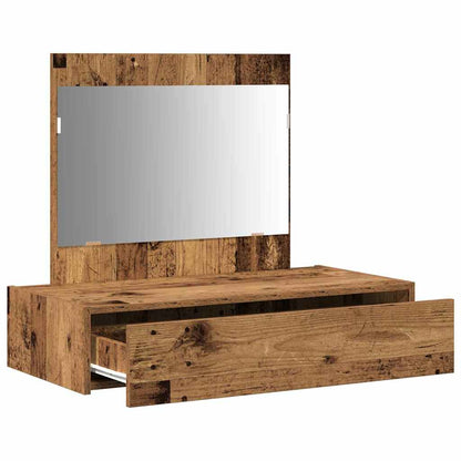vidaXL Dressing Table Brown 83 x 40 x 70 cm Engineered Wood 5