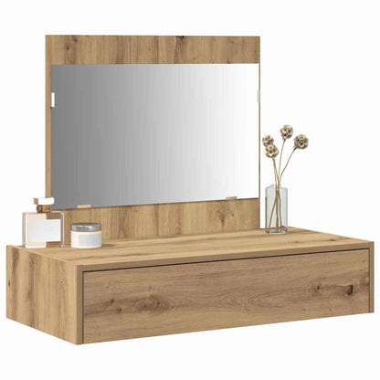 vidaXL Dressing Table Brown 83 x 40 x 70 cm Engineered Wood 3