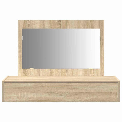 vidaXL Dressing Table Brown 100 x 40 x 70 cm Engineered Wood 6