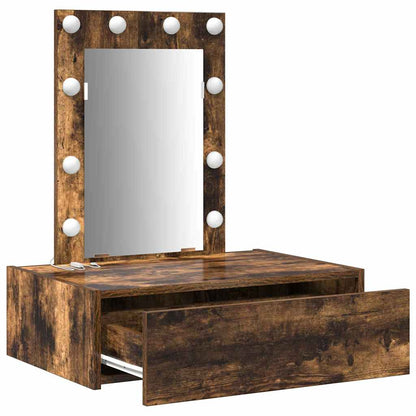 vidaXL Dressing Table Brown 60 x 40 x 70 cm Engineered Wood 4