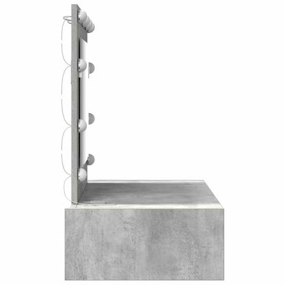 vidaXL Dressing Table Grey 83 x 40 x 70 cm Engineered Wood 6