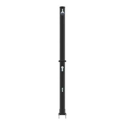 Outdoor Solar shower 20 L PVC and Aluminium Black 7 cm top shower with faucet