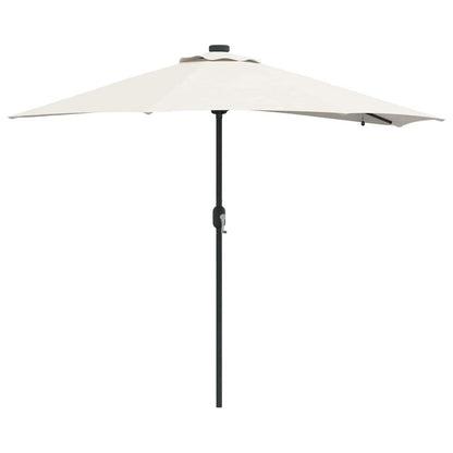 vidaXL Garden Parasol Sand 294 x 150 x 223 cm Polyester and Steel 2