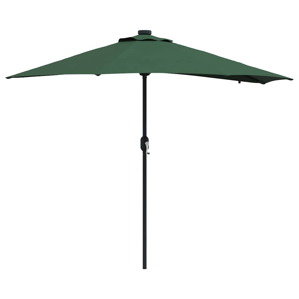vidaXL Garden Parasol Green 294 x 150 x 223 cm Polyester and Steel 2