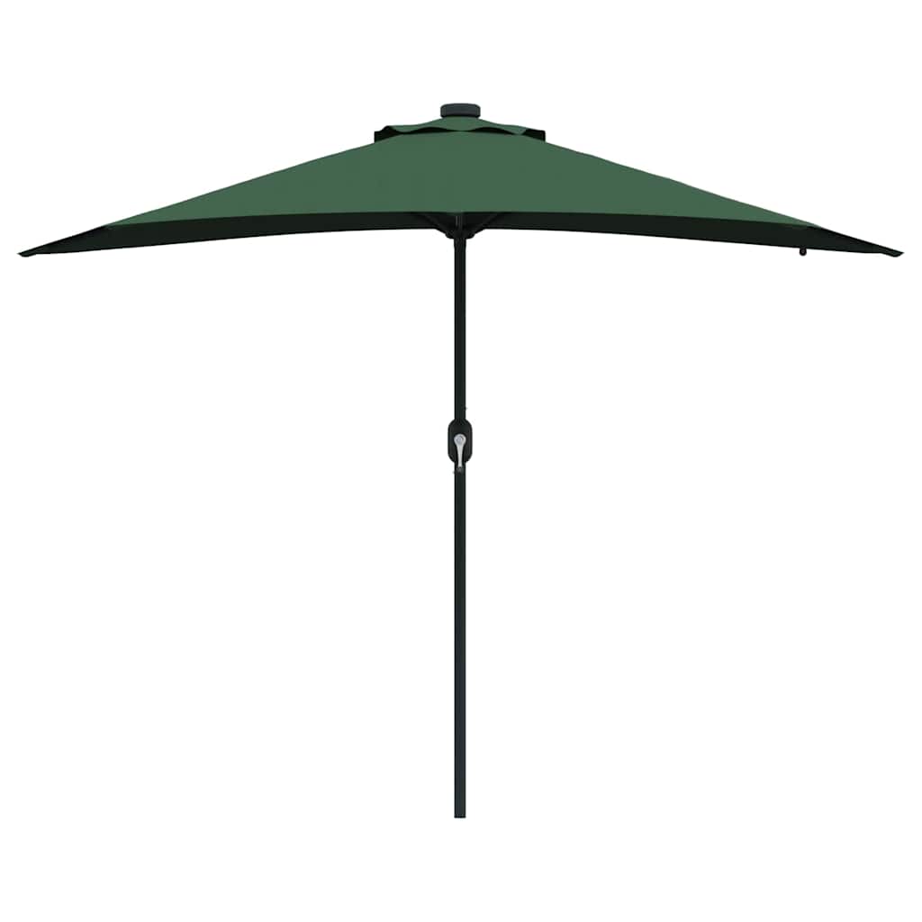 vidaXL Garden Parasol Green 294 x 150 x 223 cm Polyester and Steel 5