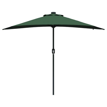 vidaXL Garden Parasol Green 294 x 150 x 223 cm Polyester and Steel 5