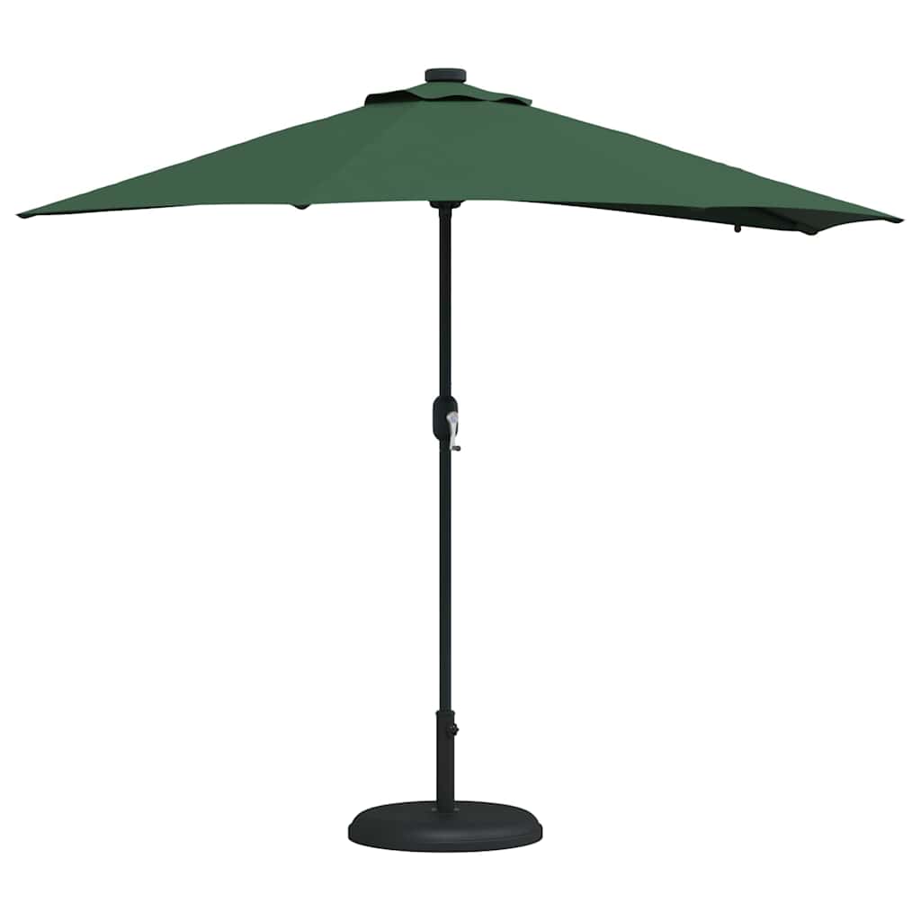 vidaXL Garden Parasol Green 294 x 150 x 223 cm Polyester and Steel 3