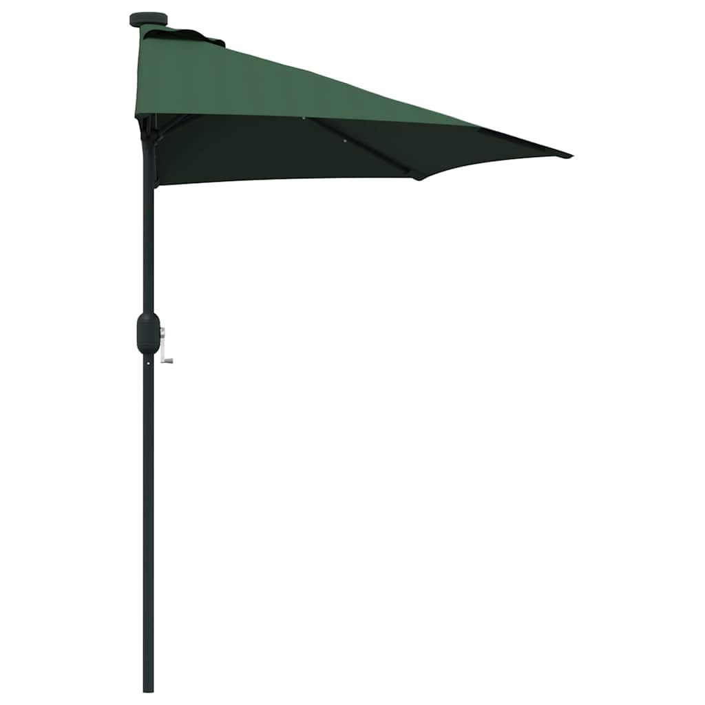 vidaXL Garden Parasol Green 294 x 150 x 223 cm Polyester and Steel 6