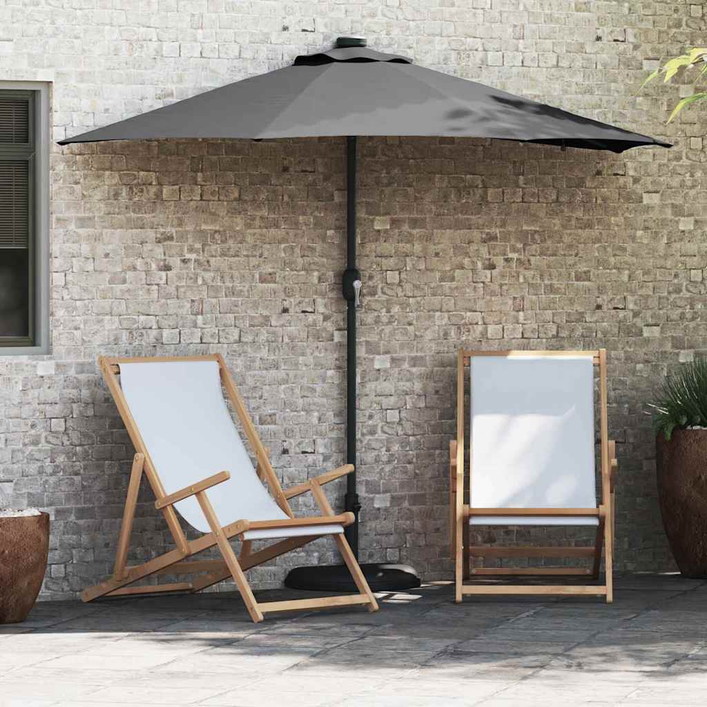 vidaXL Garden Parasol Anthracite 294 x 150 x 223 cm 1