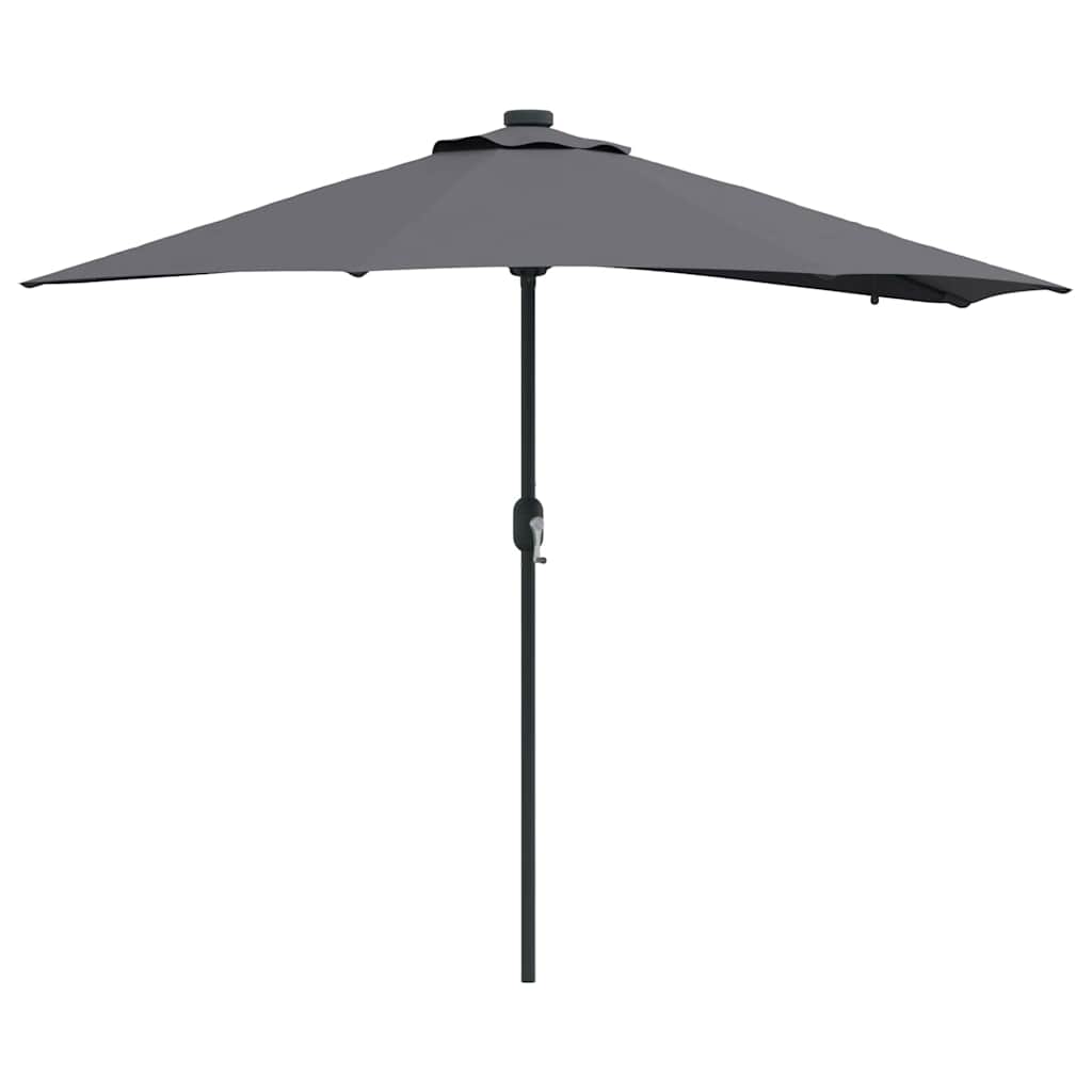 vidaXL Garden Parasol Anthracite 294 x 150 x 223 cm 2