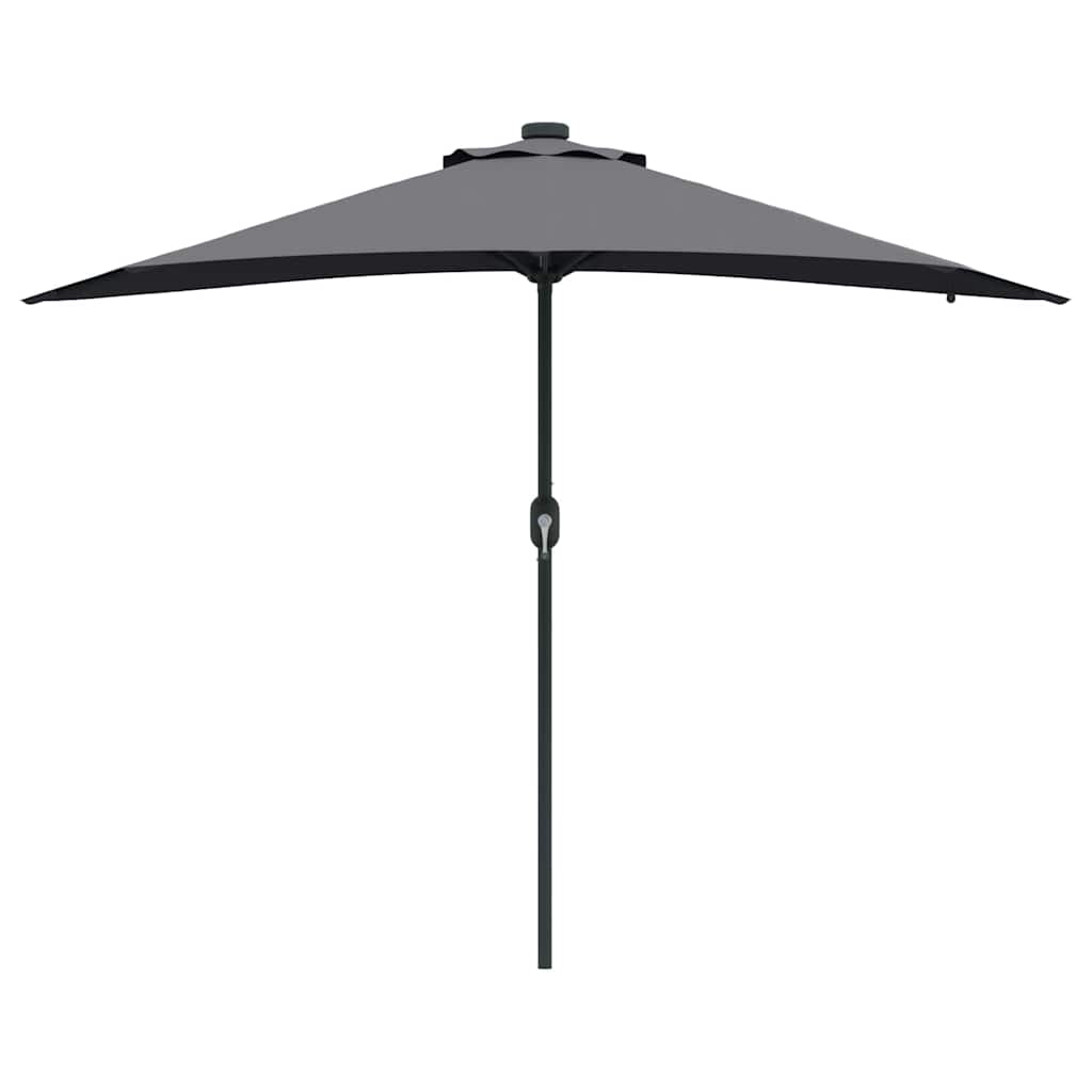 vidaXL Garden Parasol Anthracite 294 x 150 x 223 cm 5