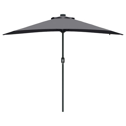 vidaXL Garden Parasol Anthracite 294 x 150 x 223 cm 5