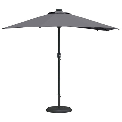 vidaXL Garden Parasol Anthracite 294 x 150 x 223 cm 3