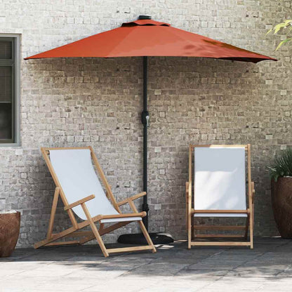 vidaXL Garden Parasol Terracotta 294 x 150 x 223 cm 1
