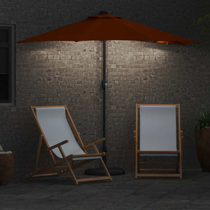 vidaXL Garden Parasol Terracotta 294 x 150 x 223 cm 4