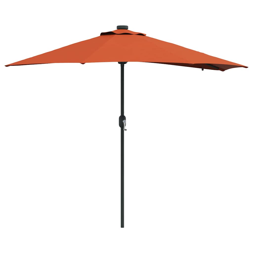 vidaXL Garden Parasol Terracotta 294 x 150 x 223 cm 2