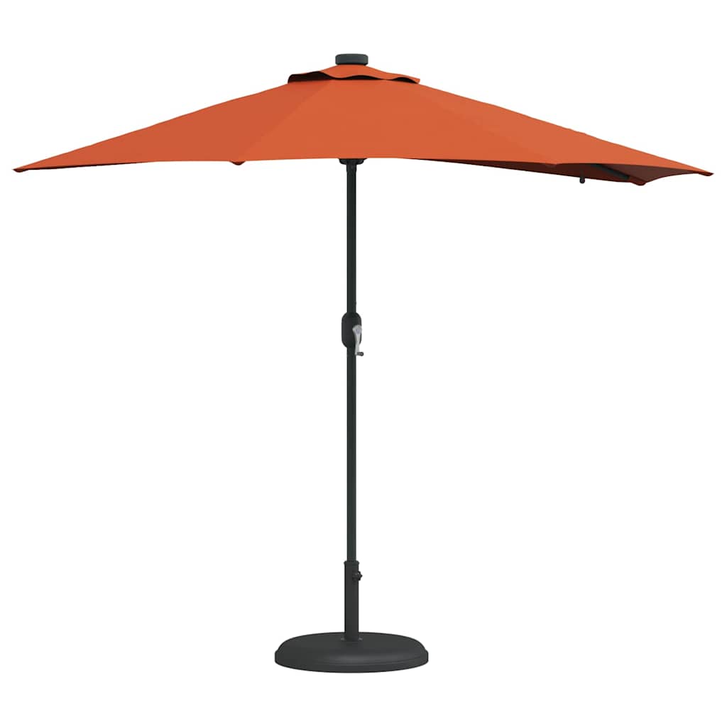 vidaXL Garden Parasol Terracotta 294 x 150 x 223 cm 3