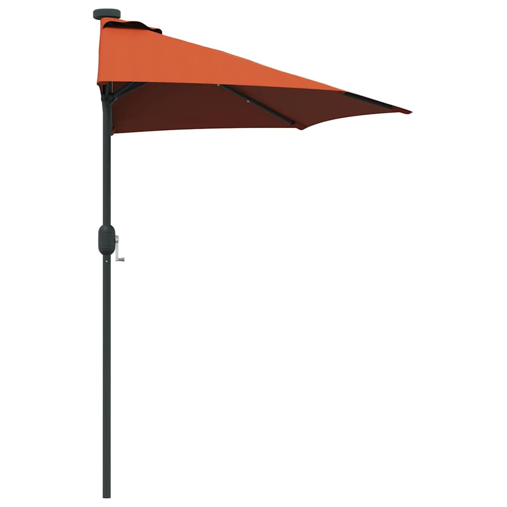 vidaXL Garden Parasol Terracotta 294 x 150 x 223 cm 6