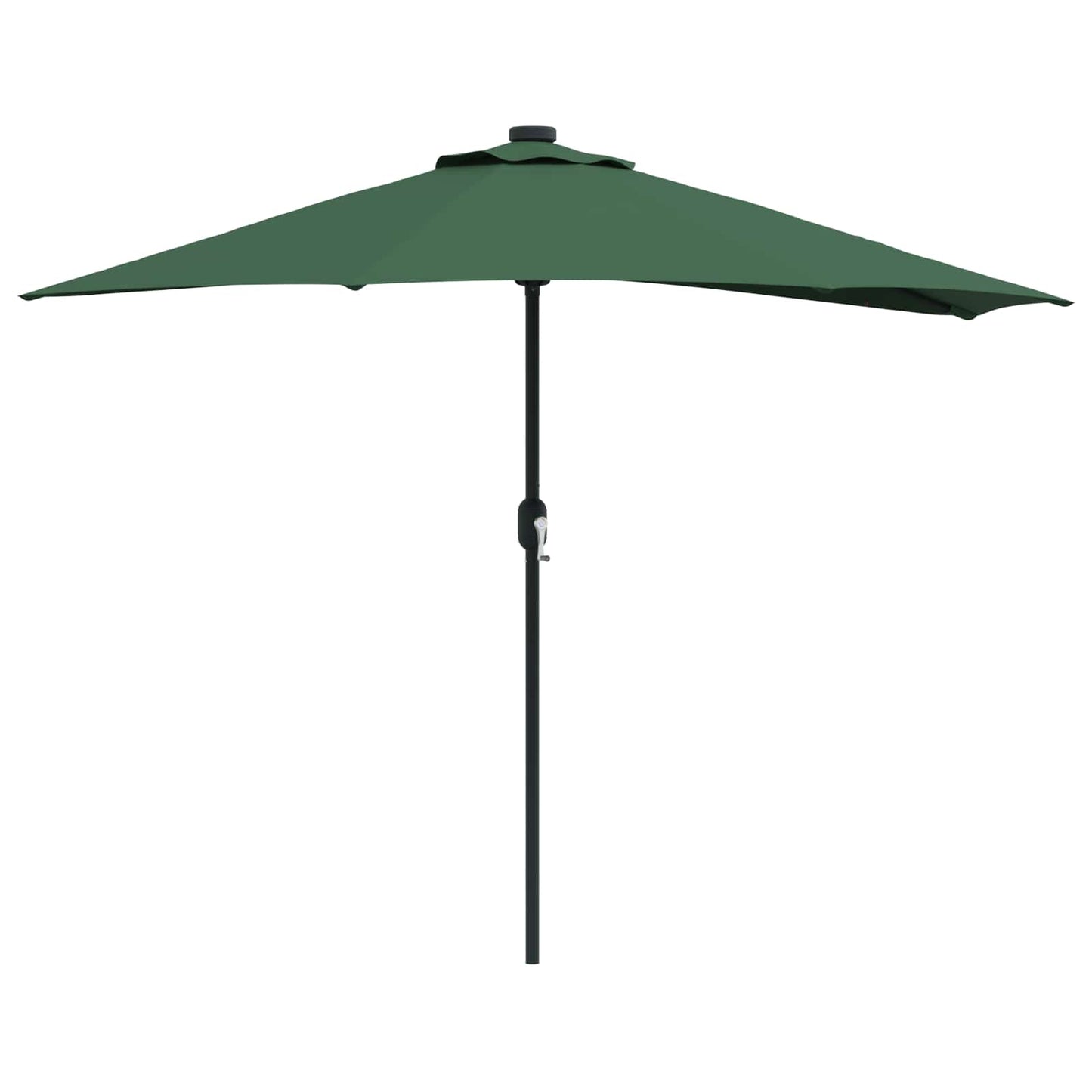 vidaXL Garden Parasol 294 x 150 x 224 cm Polyester and Steel Green 2