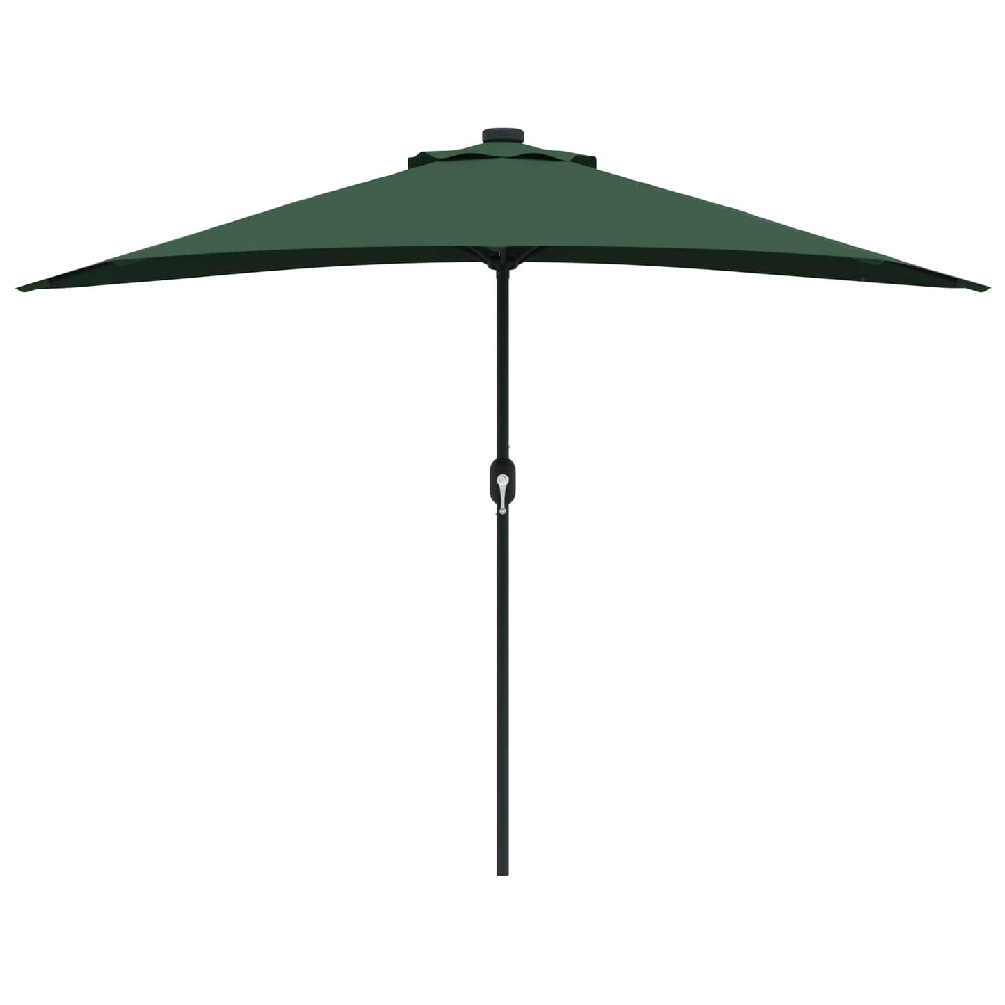 vidaXL Garden Parasol 294 x 150 x 224 cm Polyester and Steel Green 5