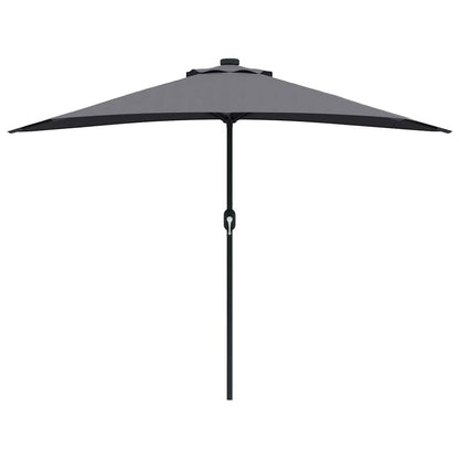 vidaXL Garden Parasol 294 x 150 x 224 cm Polyester and Steel 5