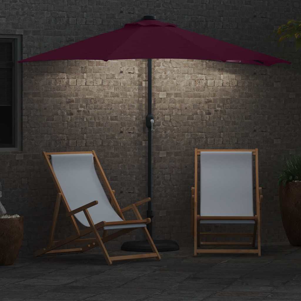 vidaXL Garden Parasol 294 x 150 x 224 cm Polyester and Steel 4