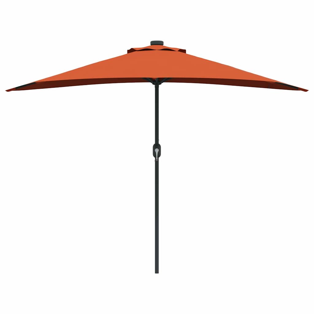vidaXL Garden Parasol 294 x 150 x 224 cm Polyester and Steel 5