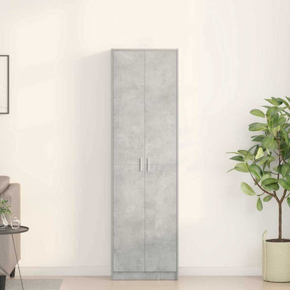 vidaXL Wardrobe Concrete Grey 55 x 25 x 189 cm Engineered Wood 1